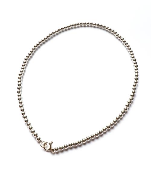 Bonbeau 4Mm Silverball Simple Necklace 925 Silver Ball Layered Necklace 4Mm