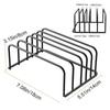 Durable Multilayer Cutting Board Rack Metal Space Saving Chopping Board Holder Stable Cutting Board Rack Shelf Kitchen Supplies