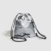 Schleifenförmiger Satin-Kordelzug-Rucksack, Kordelzugbeutel, Niedlicher kleiner Rucksack