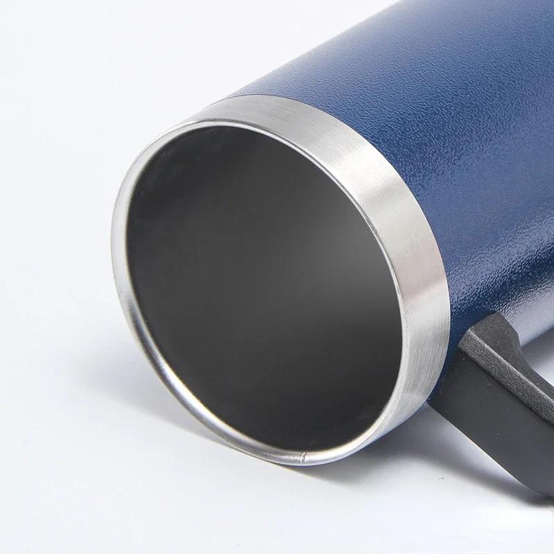 709ml Θερμός Κούπα από Ανοξείδωτο Ατσάλι Για Μπύρα 4 ώρες παγωμένη Μεγάλης χωρητικότητας χερούλι κούπα μπύρας 304 ανοξείδωτο ατσάλι θερμός