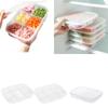 Portable Food Preparation Storage Box 4/5/6Grids Onion Ginger Fresh Storage