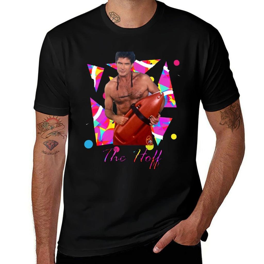 The Hoff T-Shirt Retro Print Casual Top