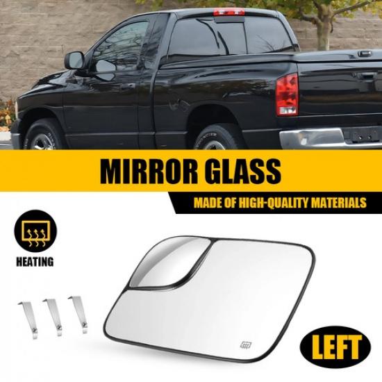 LH RH Heated Towing Mirror Glass For Dodge RAM 1500 2500 3500 Pickup 2005-2009
