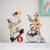 European Vintage Circus Clown Figure Lovely Doll Resin Ornaments Creative Design Home Model Room Decoration Durable