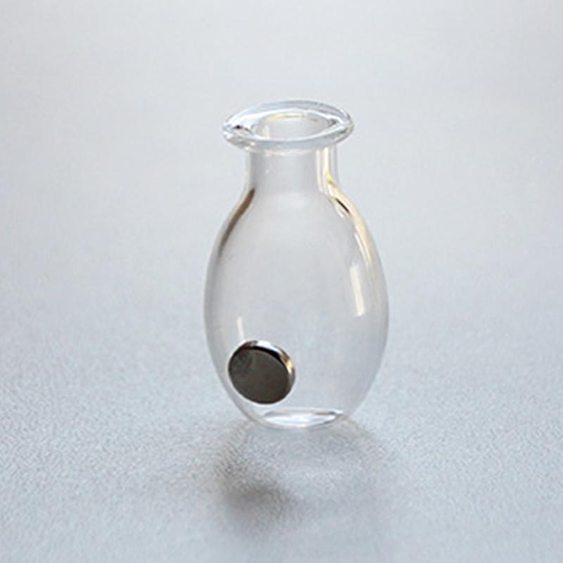 1PC Vase Magnet Mini Fridge Magnetic Vase Home Decoration Glass Refrigerator Sticker 3D 28x17mm
