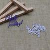 English Words Metal Cutting Dies Cut Die Mold Kiss Me Letter Scrapbook Craft Knife Mould Stencil