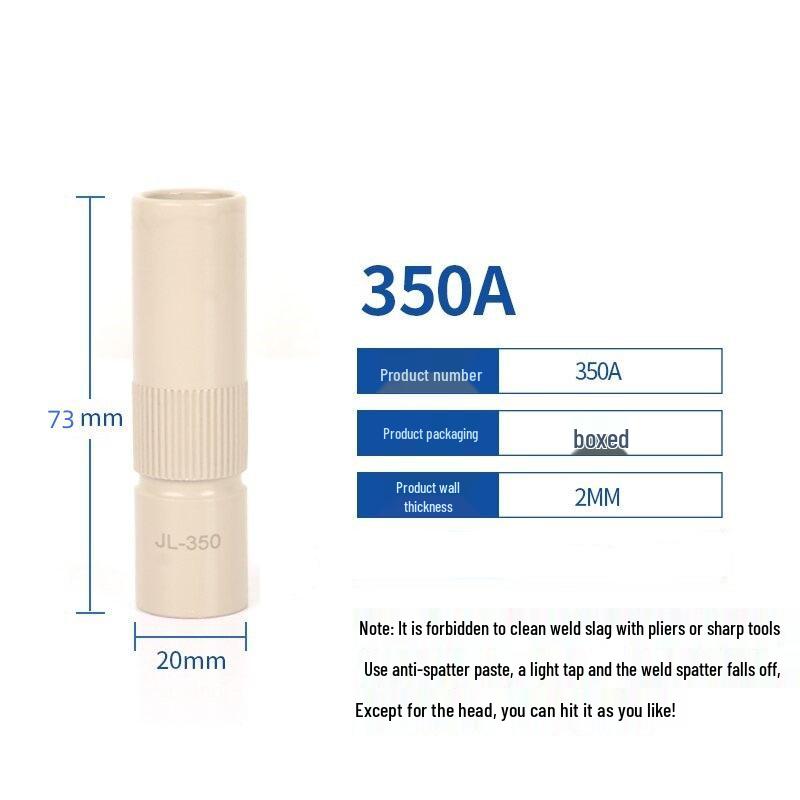 

9P1E MIG Welding Gun Nozzle - Conductive, Gas Shielded, Purple Copper, Non-Stick, for 0.8/1.0/1.2 mm Applications.