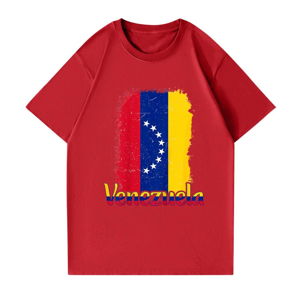 Modisches rundhalsiges lässiges bedrucktes kurzärmeliges T-Shirt Top für Damen und Herren