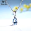 Kuololit Diaspore Gemstone Pendant For Women Solid 925 Sterling Silver Watedrop Necklace For Engagement Party Gifts No Chains