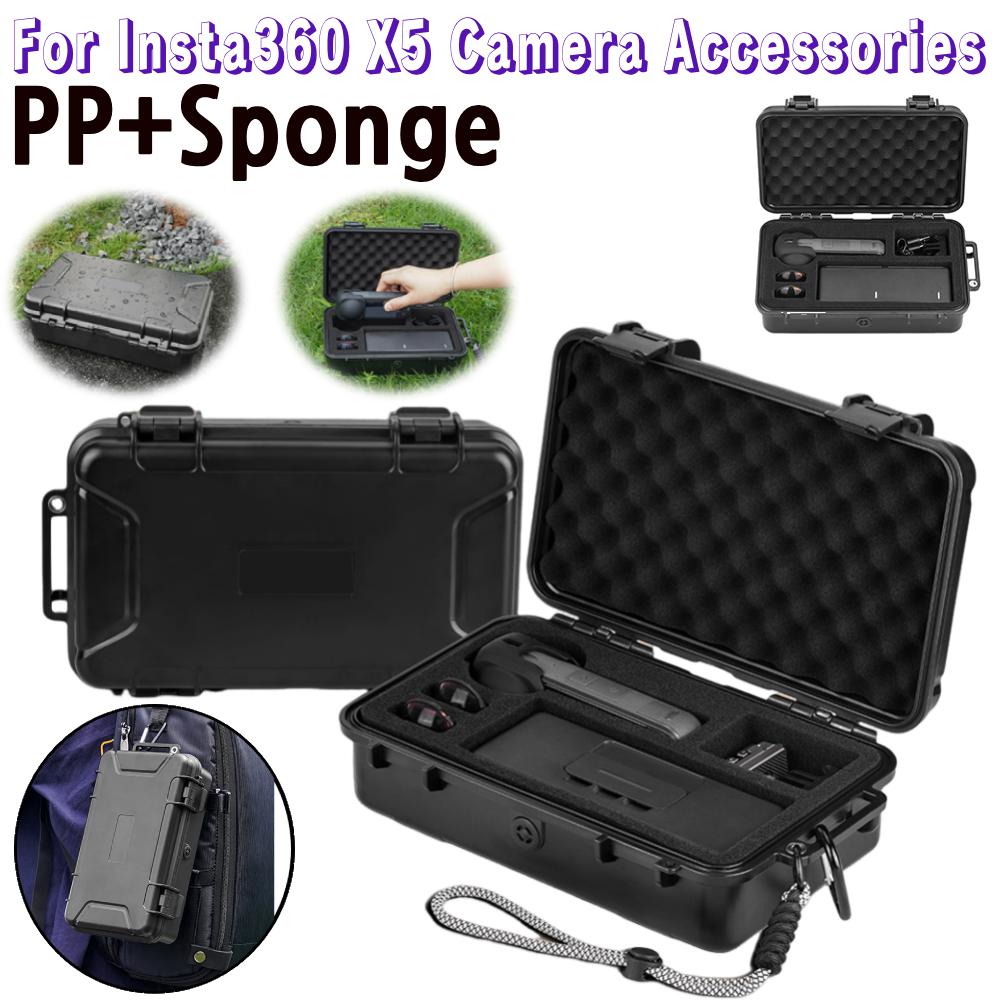 Camera Storage Bag for Insta360 X5 Waterproof Protective Case Tarvel Carrying Hard Shell for Insta360 X5 Camera Accessories