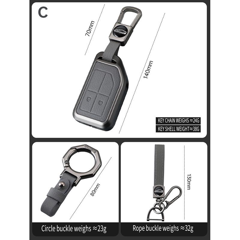 Zinc Alloy Car Key Case Shell Cover Holder for Volvo FH16 RC FM EVRO 6 Fh CARGO 555 FM Heavy Truck Protection Shell Accessories