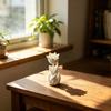 Büro-Ornament 3D-gedruckte Tulpenform Dekorative Figur Integrierte Formgebung PLA Kleine Skulptur Wohnkultur