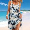 Women's Beach Dress Mini Dress  Beach  Print Casual Modern Dress Sleeveless Loose Fit Outdoor Daily Summer
