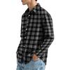 Men's Long Sleeve Plaid Button Down Shirt
