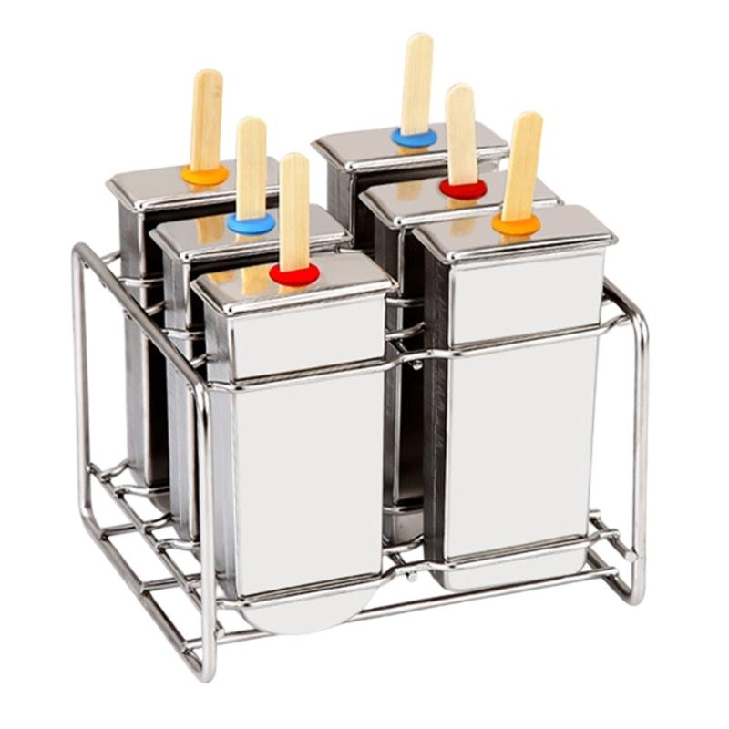 

Practical Stainless Steel Popsicles Maker Ice Cream Making Moulds for Ensuring Long Service Use and Simple Maintenance
