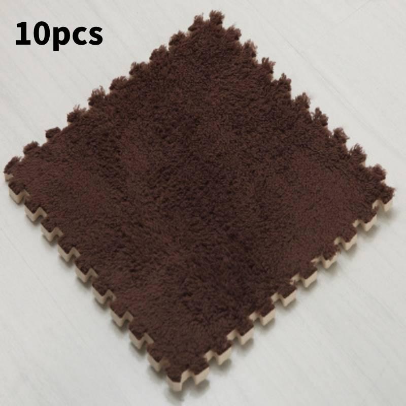 Tapis de Puzzle en Mousse EVA Pour Salon et Chambre Tapis Doux et Moelleux Pour Salle de Jeux et Bureau Forme Carrée Variété de Couleurs