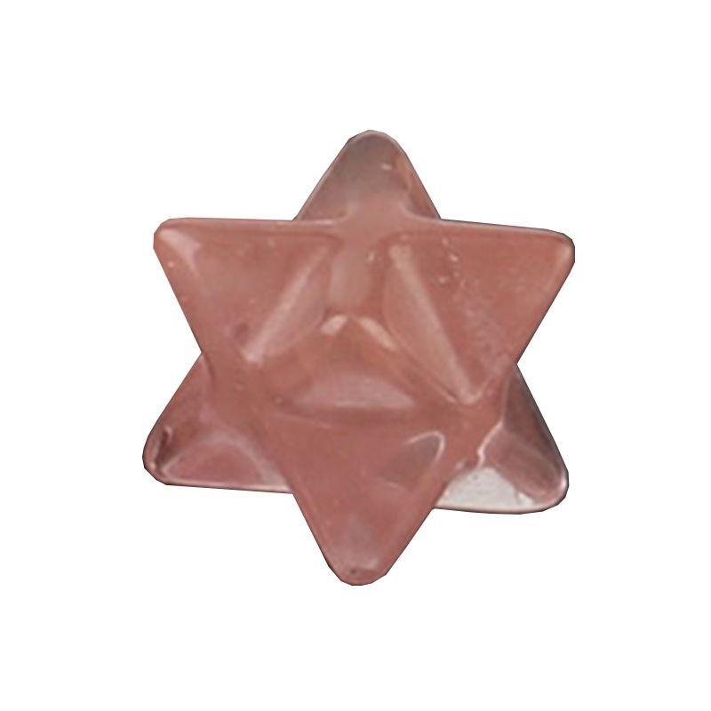 Merkaba Star Crystal Natural Jewelry Meditation Sacred Healing Decoration Energy