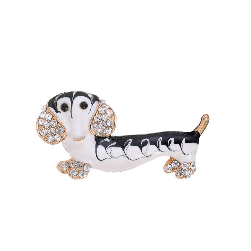 Hot Creative Crystal Animal Brooch: Frog, Cat, Dog, Bird, Sheep, Pony, Hedgehog, Lizard, Men's Women's Brooch Jewelry Gifts