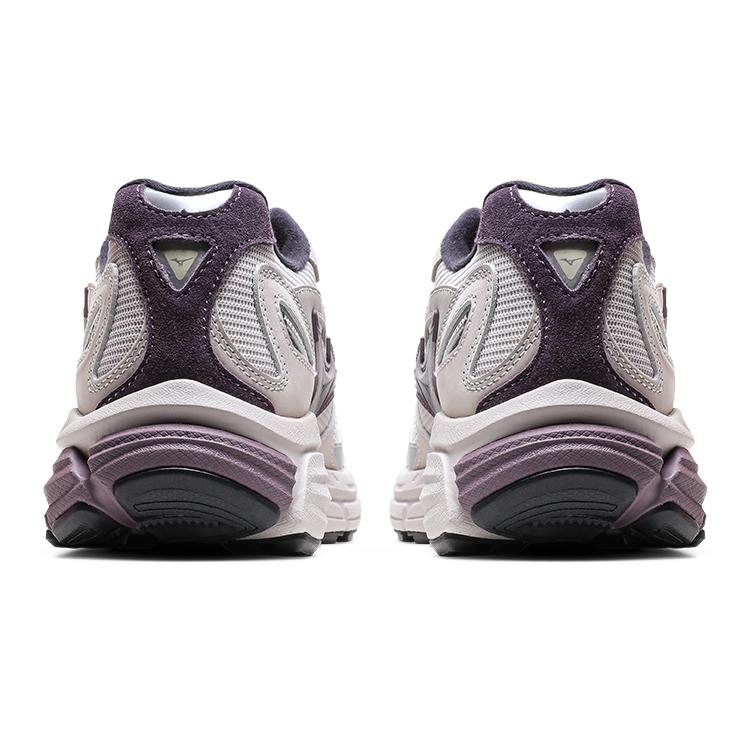 Mizuno Retro Trend Shock Absorbing Non-Slip Wear-Resistant Low-Top Running Shoes Unisex Running Shoes Light-Gray Purple D1GH241104