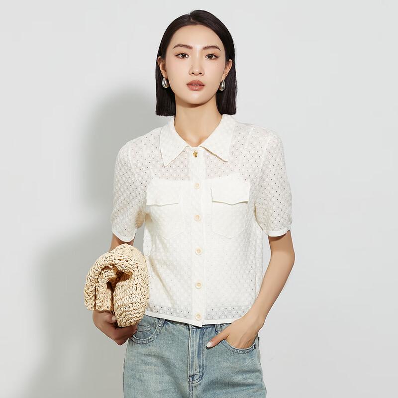 Tatux Women's Elegant Short-Sleeve Knit Cardigan