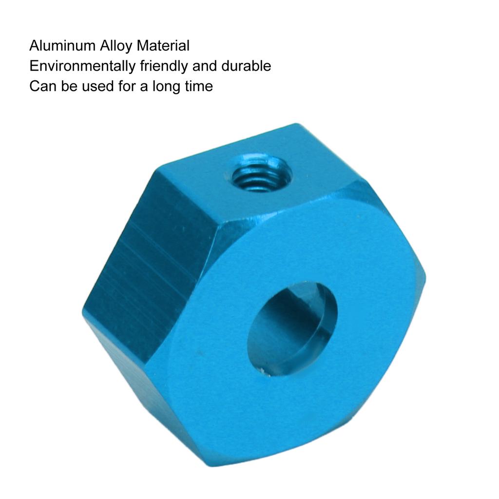 4pcs 1Celsius10 RC Wheel Hex Hubs Nut 14mm Aluminum Wheel Hex Drive Hub for AMMRA Big Rock for Typhon for Senton