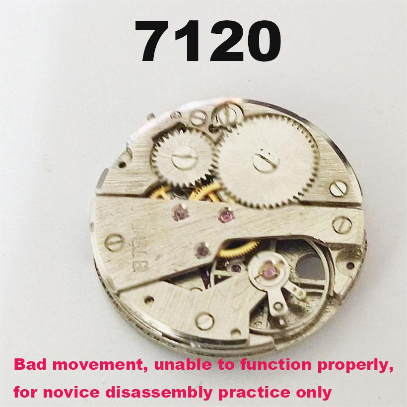 Watch Accessory 7120 Bad Movement Old Watch Movement For Beginners To Practice Watch Repairman Disassemble Repair Maintain