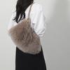Faux Rabbit Fur Plush Sholder Bag Fashion And Luxury Fur Bag Women's Bags A Good Choice Tosend Friends High-end Plush Tote Bag