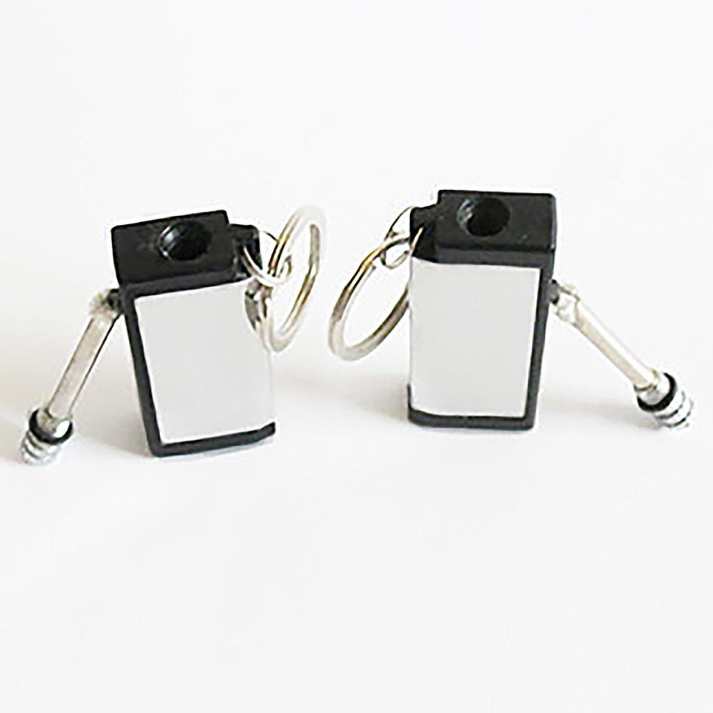 Outdoor Portable Lighter Bottle Keychain With Containing Cotton Core