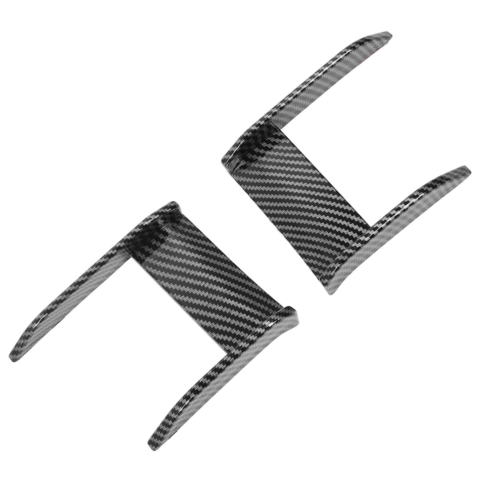 

Пара левых и правых боковых спойлеров переднего бампера, устойчивых к истиранию, самоклеящихся для 1 серии F40 2019