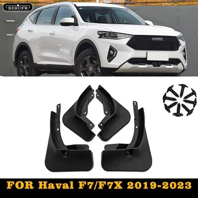 FÜR Haval F7 F7X -2023 Kotflügel Spritzschutz Schmutzfänger Schutzbleche Auto Zubehör Auto Styling Vorne Hinten 4 Stück