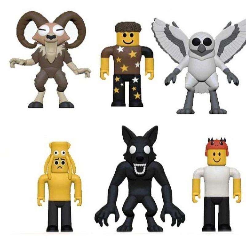 10 ks/sada 99 nocí v lese Figurky Figurky Figurka Sova Koza Vlk Jelen 99 nocí v lese Figurka Plastová Hračka Dárek