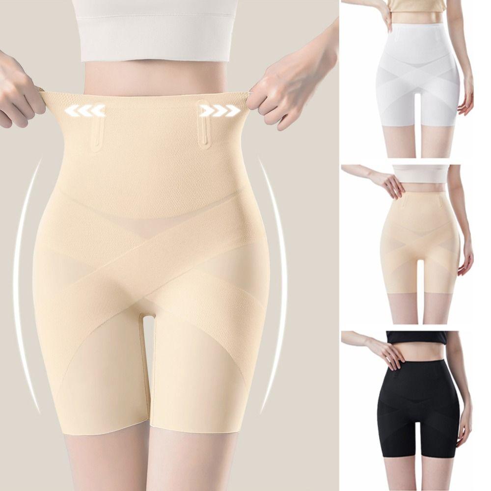 High Waist Butt Lift Shaper Thin Tummy Control Briefs Casual Slimming Seamless Panties  Women