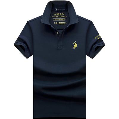 STORN Herren Poloshirts Kurzarm Business Casual Herren T-Shirts Stickerei Mann T-Shirts