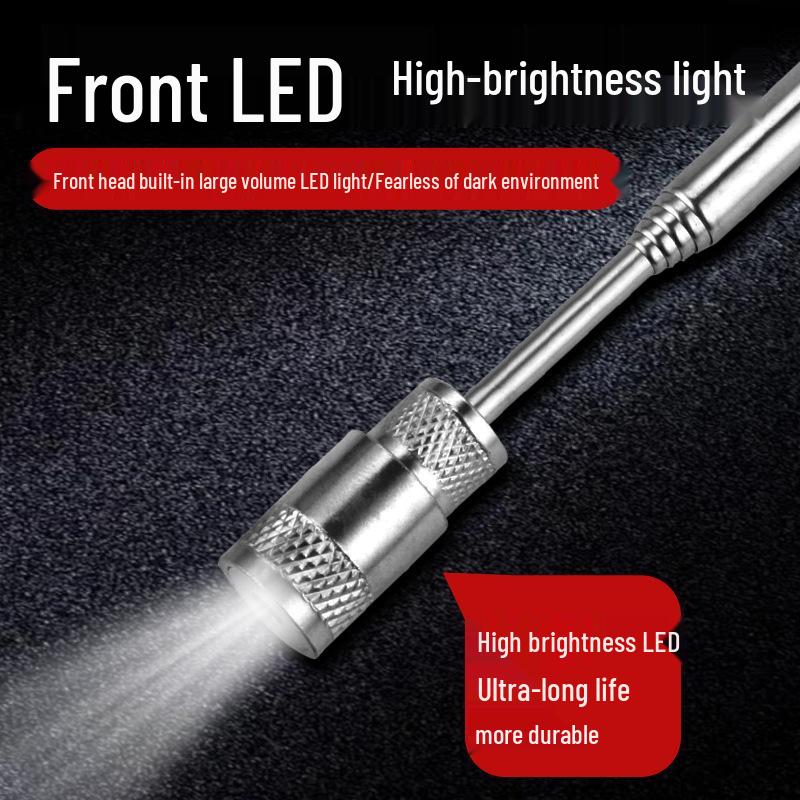Adjustable Telescopic LED Magnetic Pickup Tool with Strong Suction