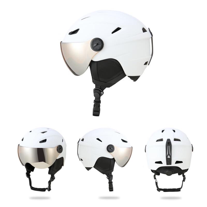 LiShi Adult Integrated Ski Helmet with Goggles