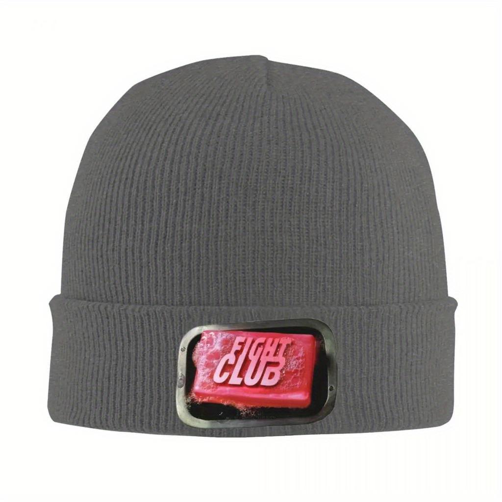 Fight Club Soap Knit Hat Beanies Autumn Winter Hats Warm Hip Hop Caps for Men Women Gift