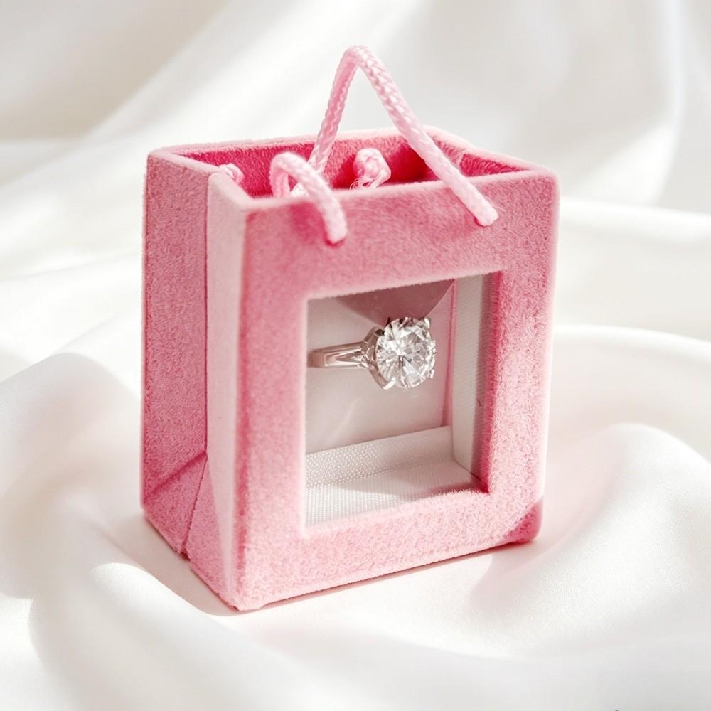 Storage Christmas Jewelry Box Anti-collision Flannel Jewelry Organizer Propose