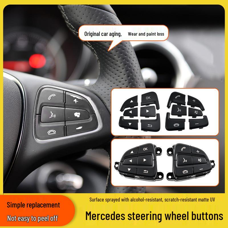 Mercedes-Benz Steering Wheel Buttons for GLS, GLE, A, B, and V Class - Multifunctional Switches W292