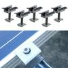 Snow Load Capacity Aluminum Solar Bracket Adjustable Orientation Framed And for frameless Compatibility For Outdoor Use
