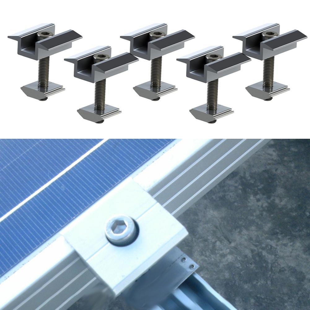 Snow Load Capacity Aluminum Solar Bracket Adjustable Orientation Framed And for frameless Compatibility For Outdoor Use