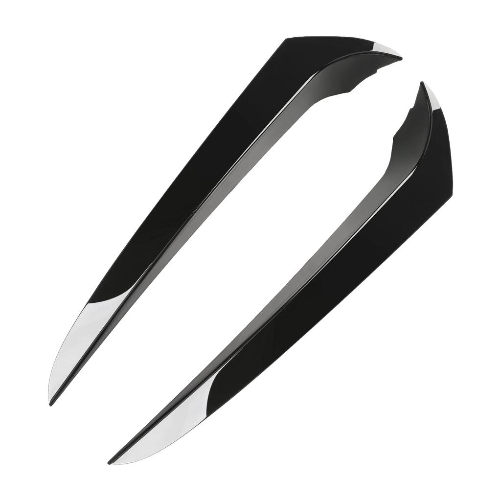 Gloss Black Pair Rear Window Side Wing Spoiler For BMW X3 F25 2011-2017