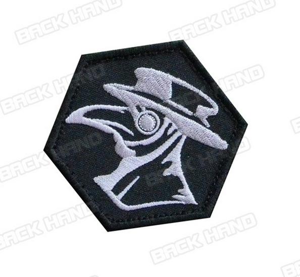 Cross-border Hero Plague Doctor Velcro Patch for Medical Staff