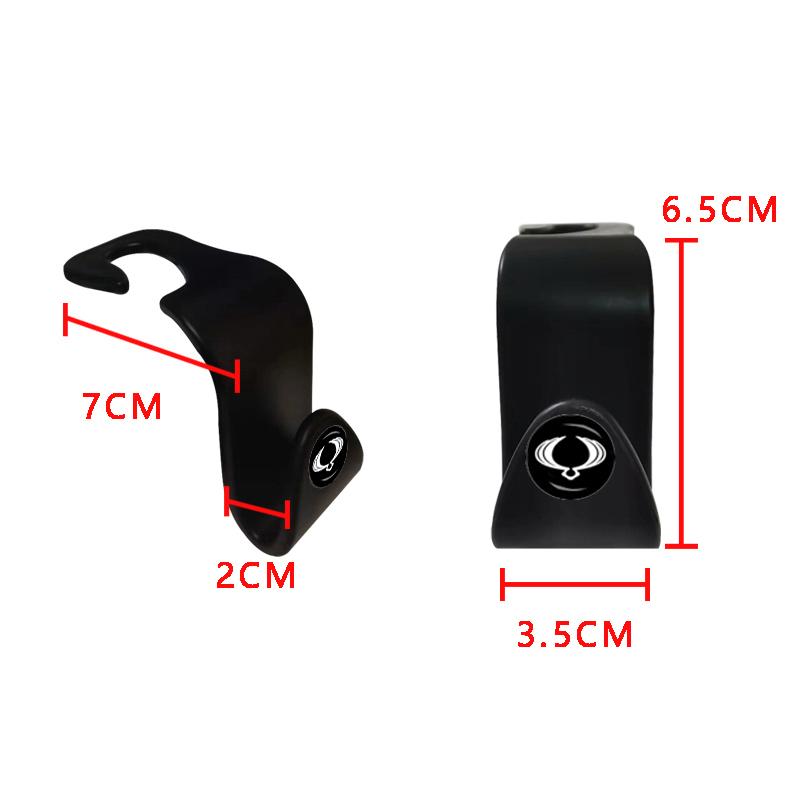 Car Seat Headrest Hook Back Seat Storage Organizer Hanger Accessories For Ssangyong Rexton Korando E-motion Torres Actyon Sport