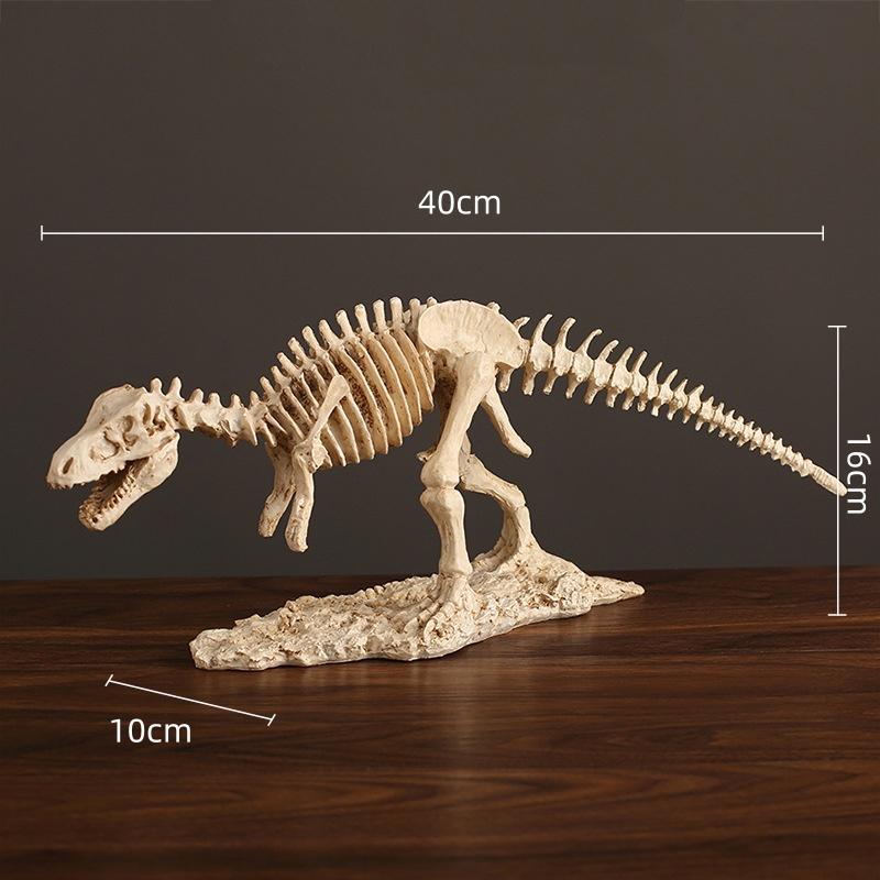 

Resin Handicrafts Simulated Dinosaurs Tyrannosaurus Rex Model Fossil Skeleton Abstract Animal Sculpture Dinosaur Bones