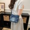 Small Square-shaped Fashionable Embroidered Money Pouch for Mobile Phone, Single Shoulder Crossbody Bag Casually