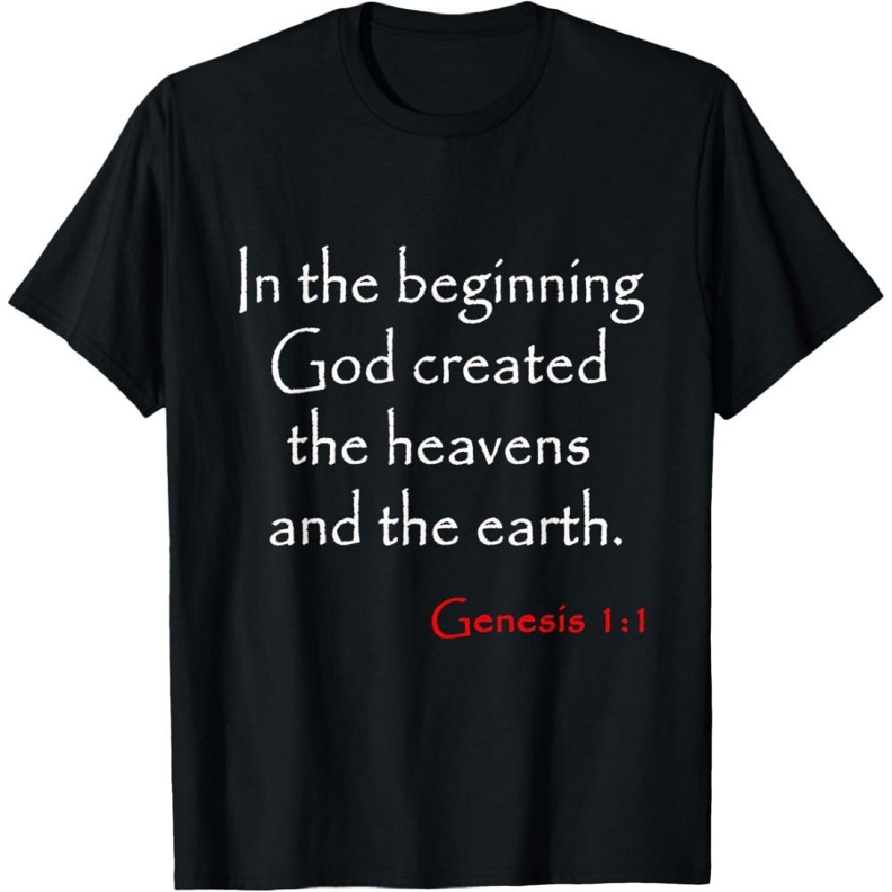 

Bible Verses Genesis 1_1 T-Shirt XXXXXL чёрный