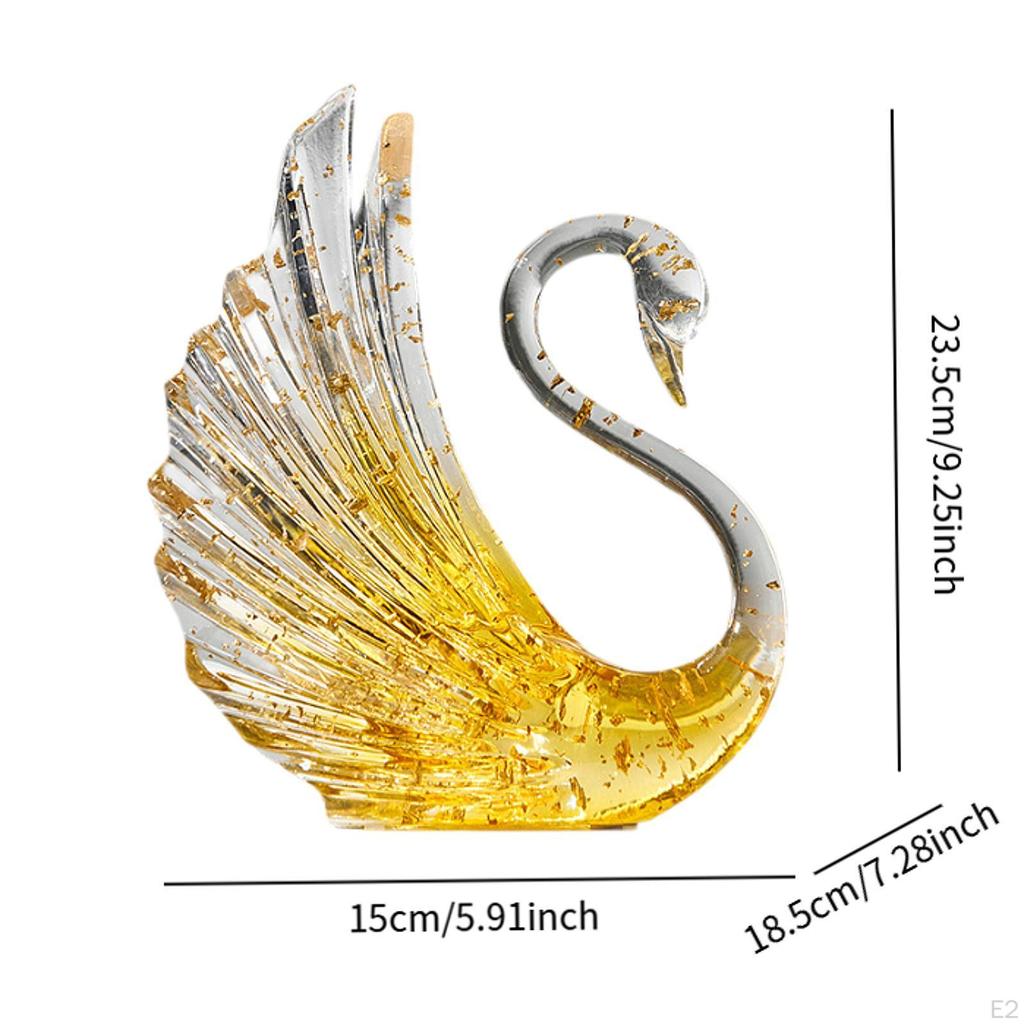 Figure Resin Goose Sculpture for Wedding Centerpiece And Party Decor