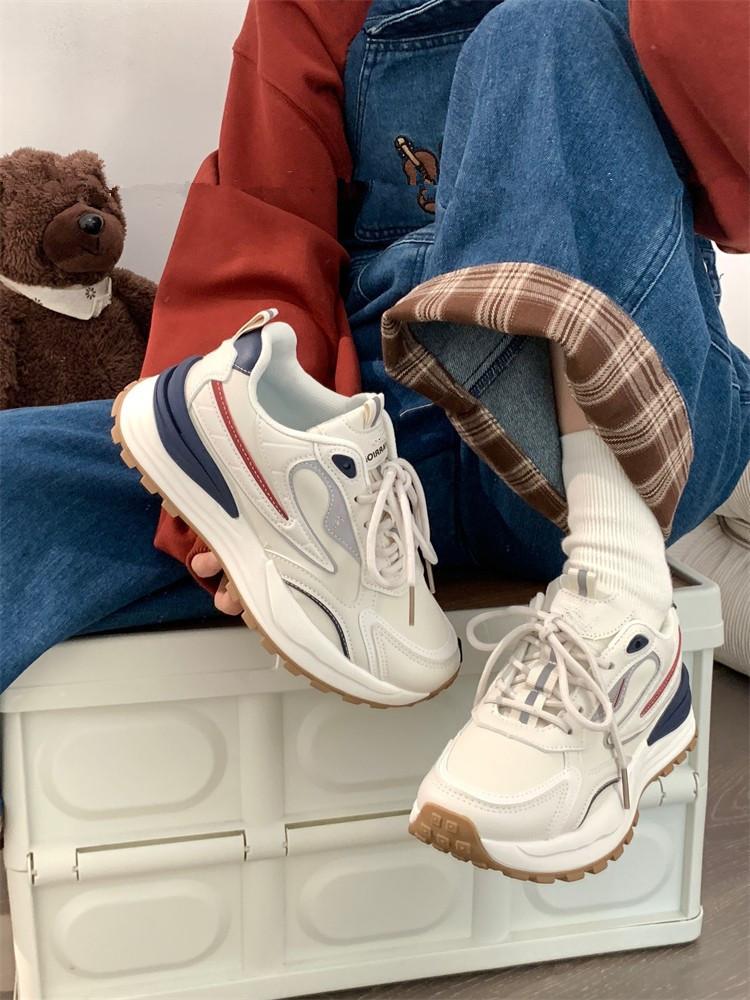 

Forrest Gump shoes women s light and breathable versatile haze blue casual shoes niche original women s shoes retro sports shoes 35