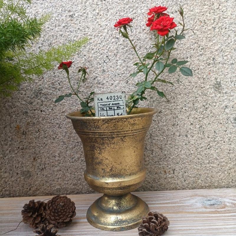 Französischer Landhausstil Pflanzgefäße Dekorative Behälter Ideal für Trockenblumen Kunstpflanzen Bauernhaus Innen Außen Landschaft