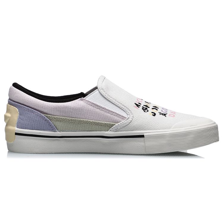 Li Ning Low Top Skate Shoes Women Sneaker Off-White AECR014-5